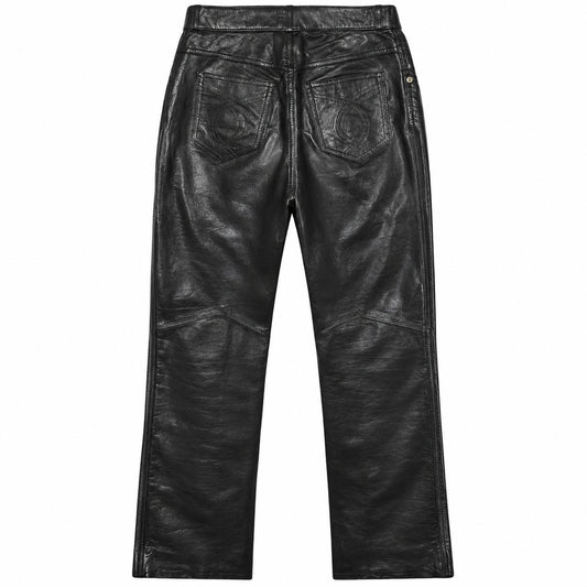 Wilsons Leather High-Rise Black Genuine Leather Pants