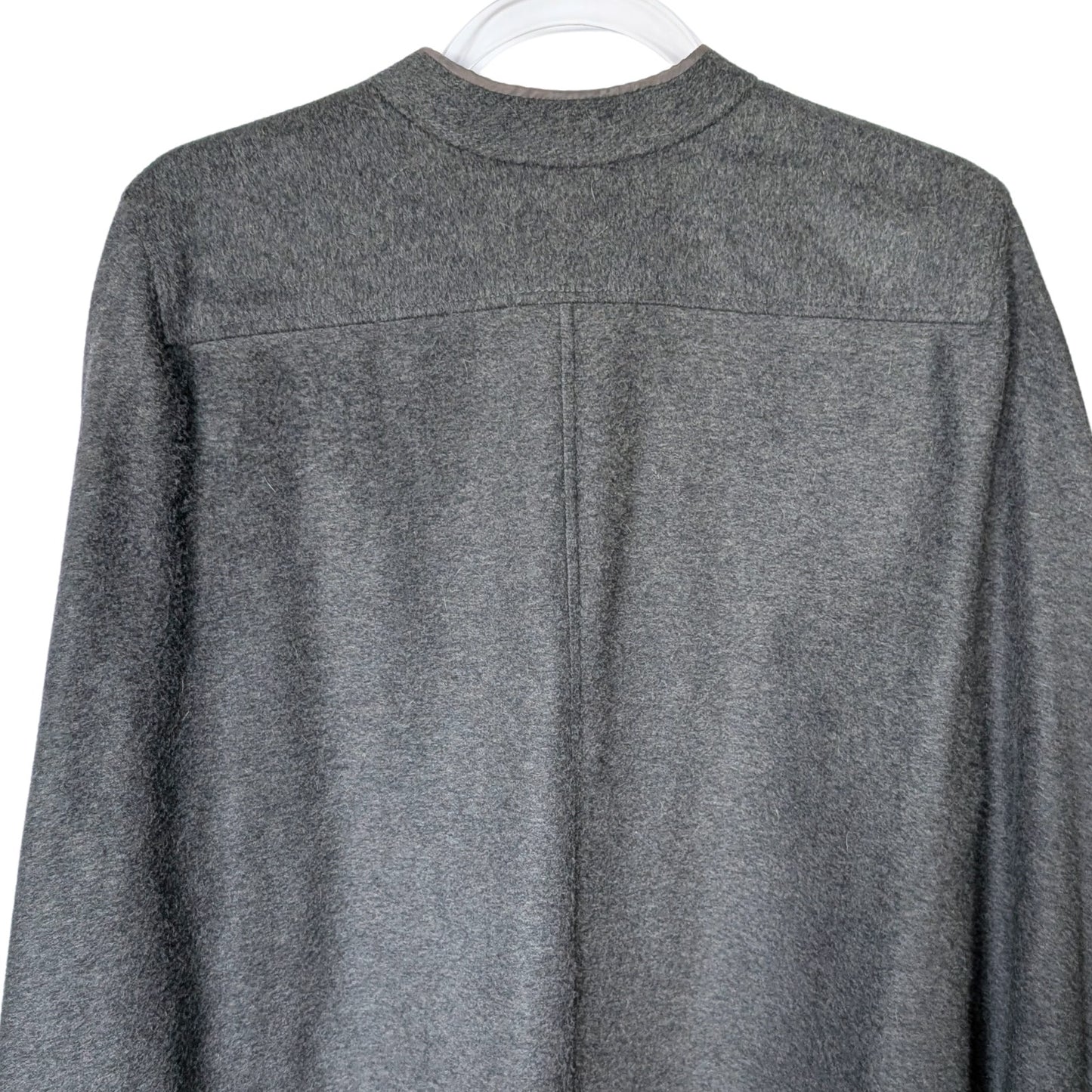 Casa Seseña Merino Wool Cape Grey Spanish Heritage Cape One Size