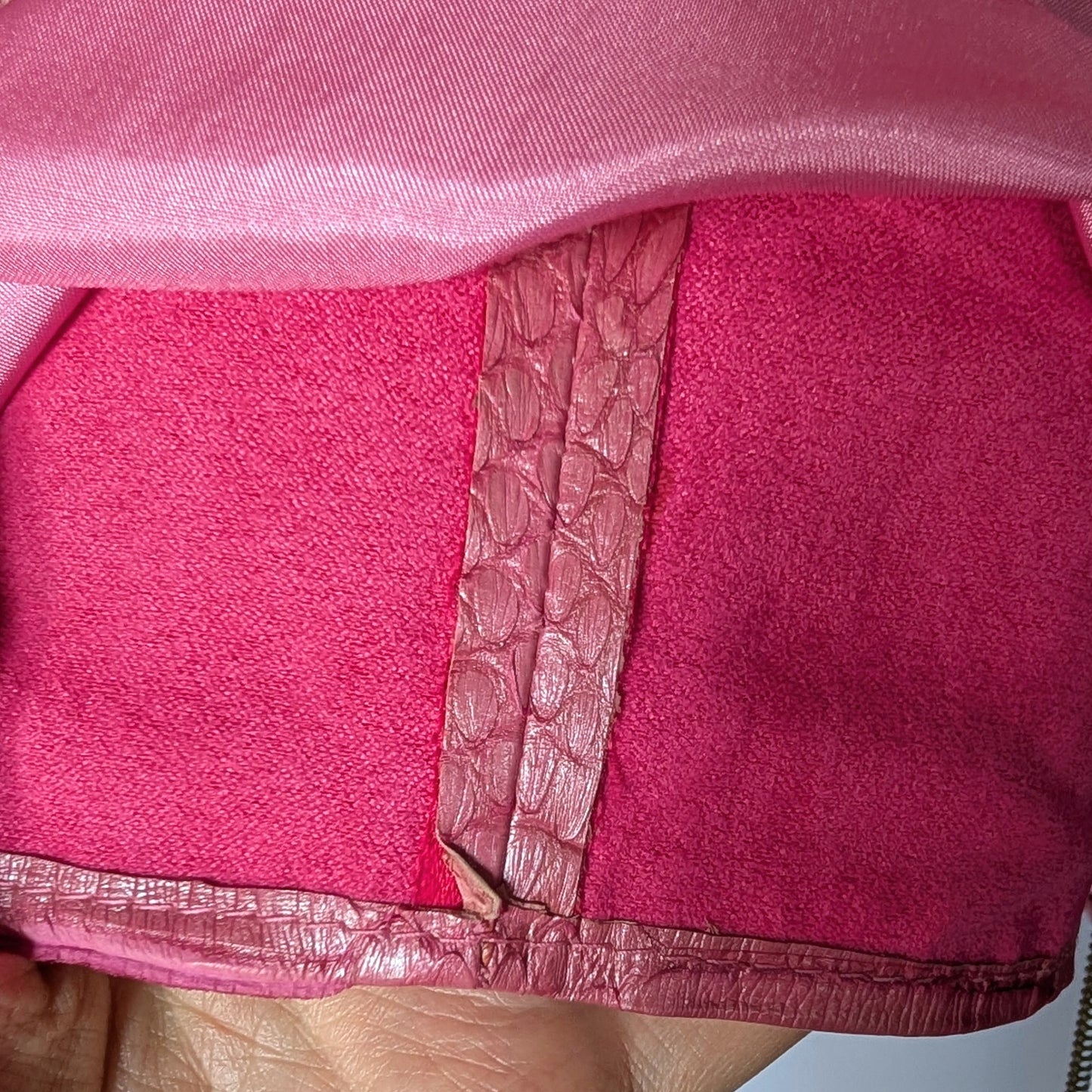 Biern Pearlescent Pink 100% Genuine Python Moto Style Jacket