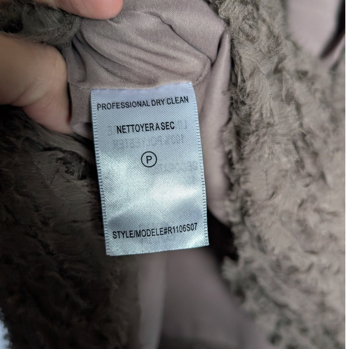 100% silk and 100% leather Taupe Brown A Line Skirt Textured Mini Skirt