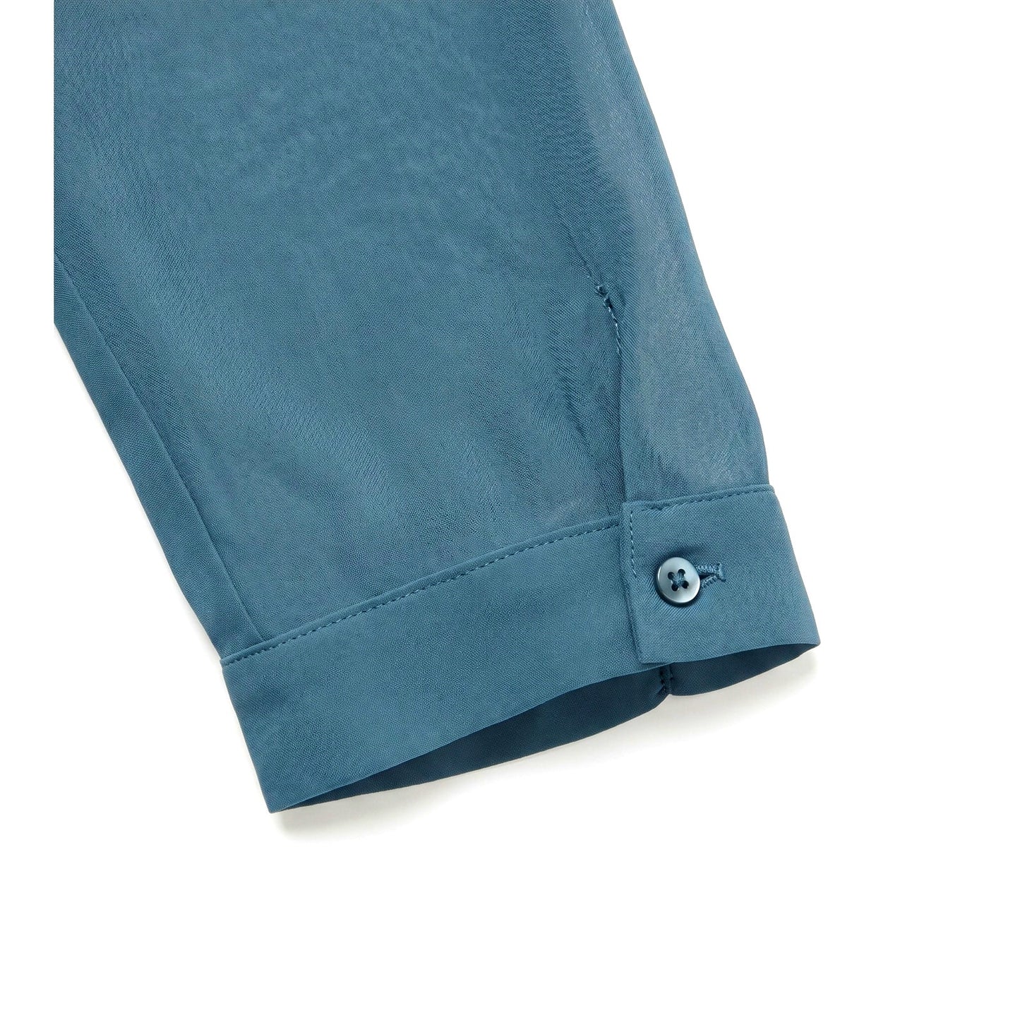 100% Silk Babaton Aritzia Teal Silk Draped Wrap Blouse Size S