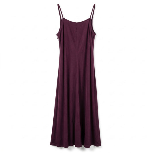 Armani Exchange NWT Plum Spaghetti Strap Slip Maxi Dress | SS17 | Size 8