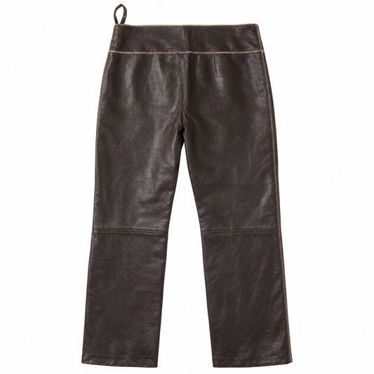 For Joseph Genuine Leather Brown Pants Size 27