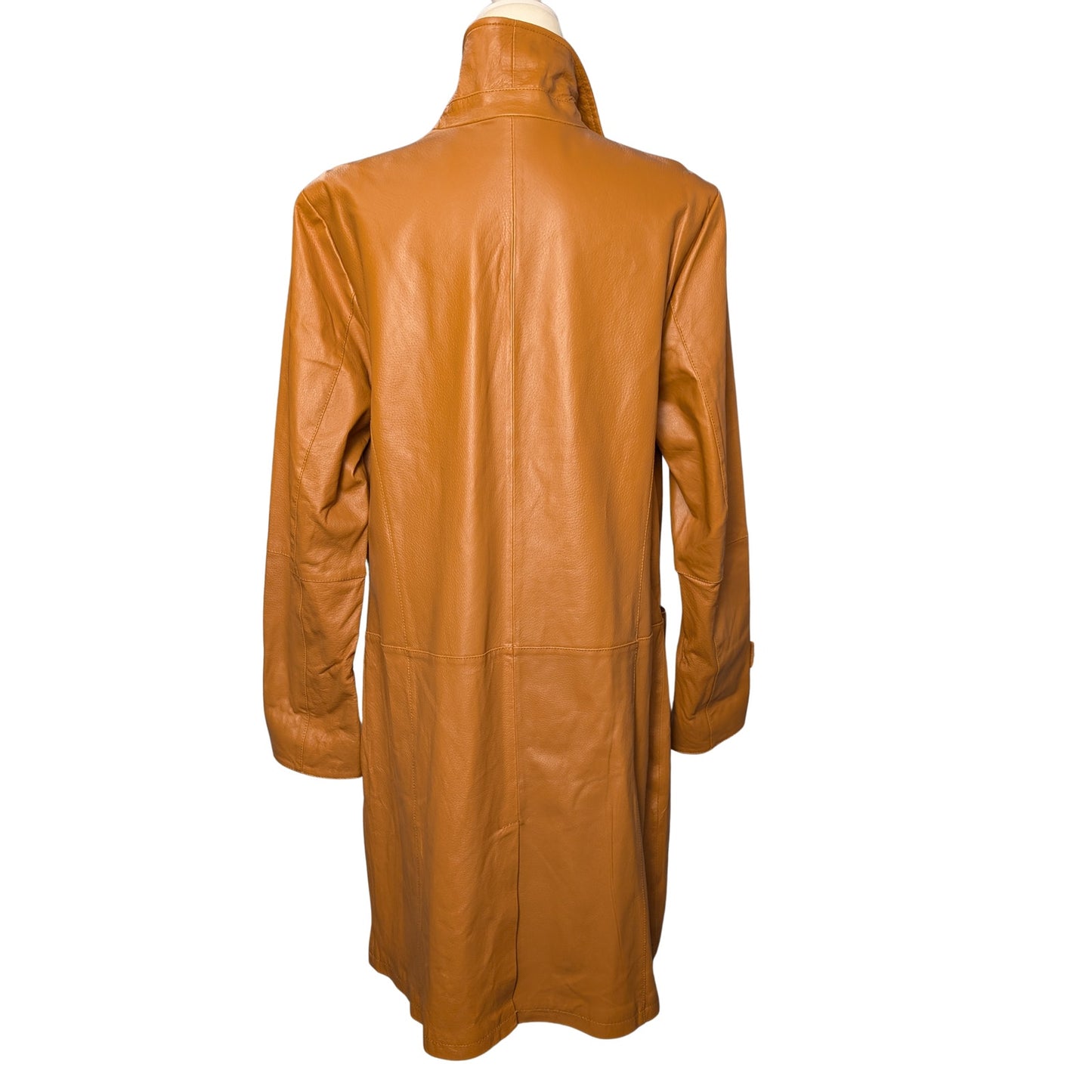 Vintage Chadwick’s Caramel Leather Trench Coat
