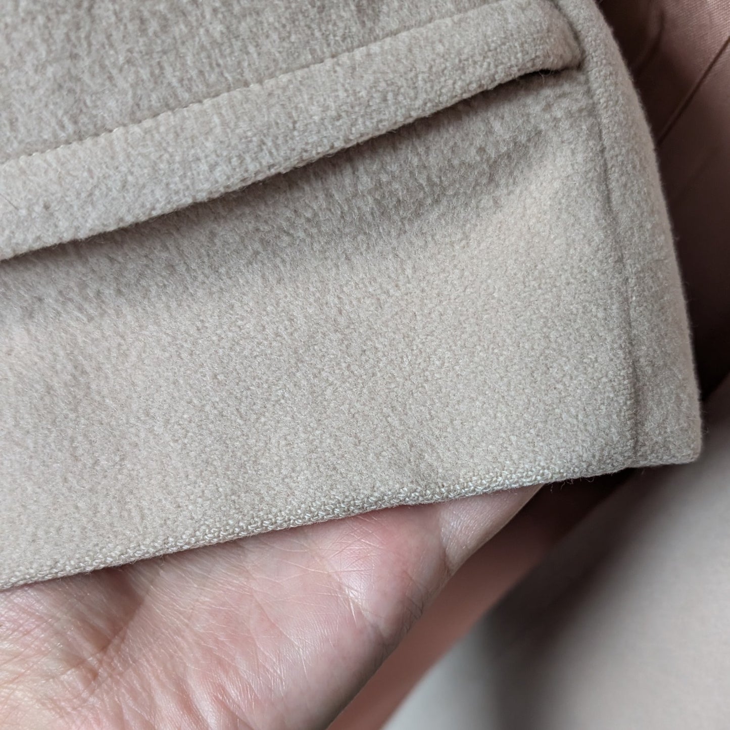 Neiman Marcus Regency 100% Cashmere Wrap Coat Beige