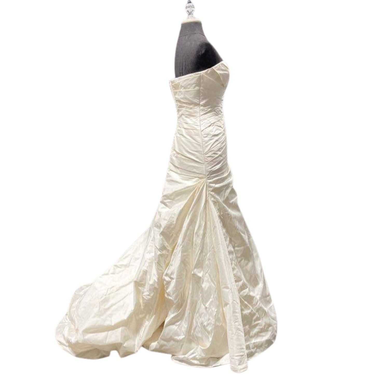 Pronovias Hawaii Silk Dupioni Wedding Dress Off-White NWT Size 4