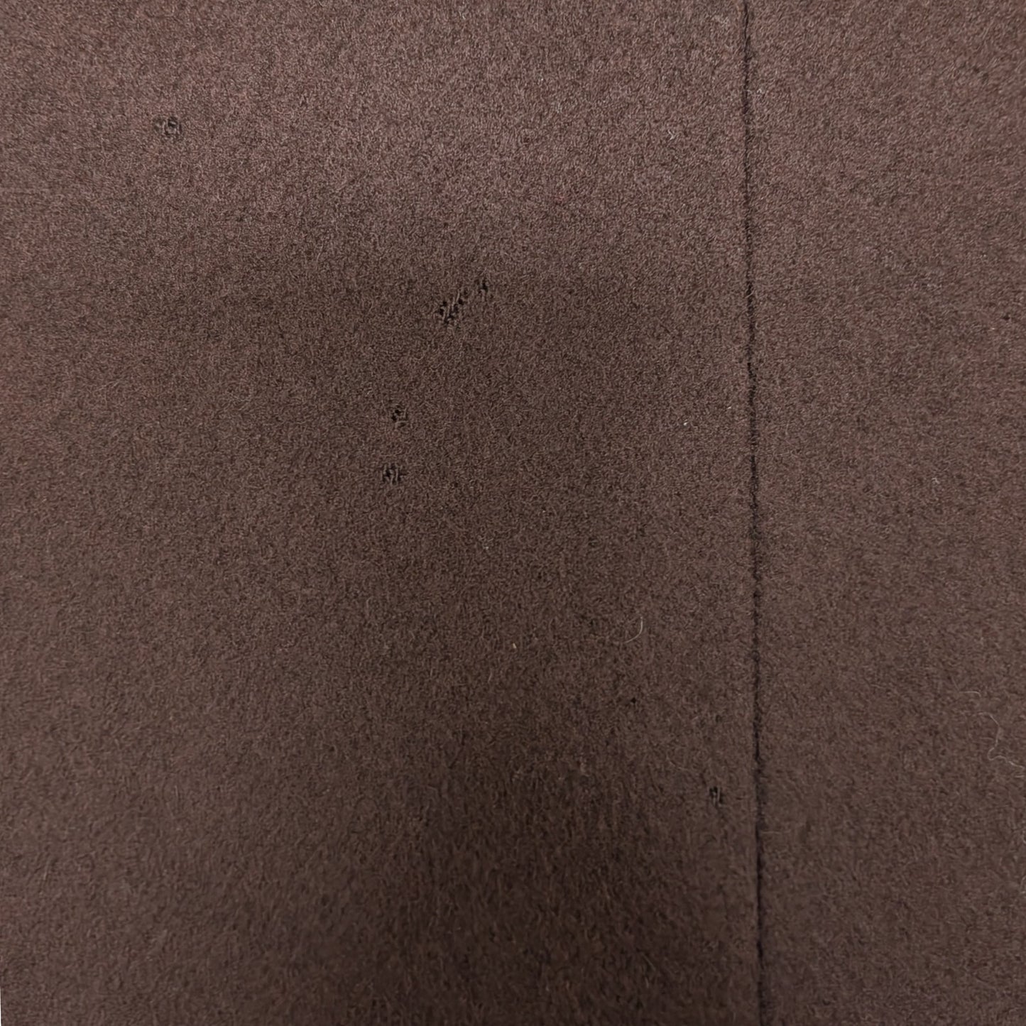 Perry Ellis 100% Merino Wool A-Line Princess Coat Chocolate Brown