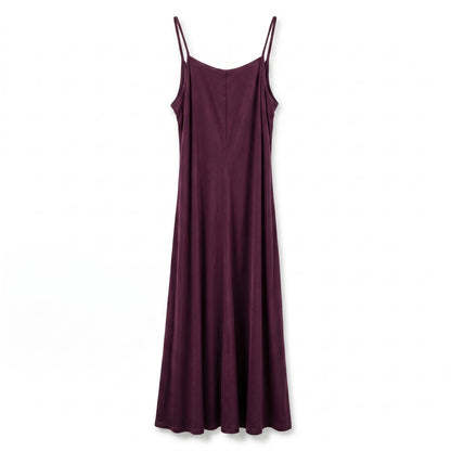 Armani Exchange NWT Plum Spaghetti Strap Slip Maxi Dress | SS17 | Size 8