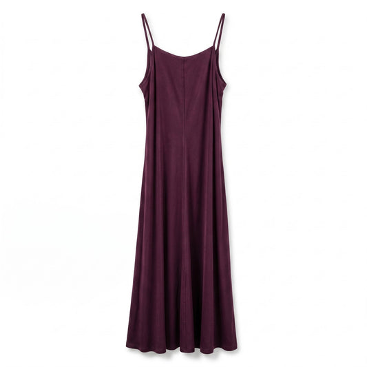 Armani Exchange NWT Plum Spaghetti Strap Slip Maxi Dress | SS17 | Size 8