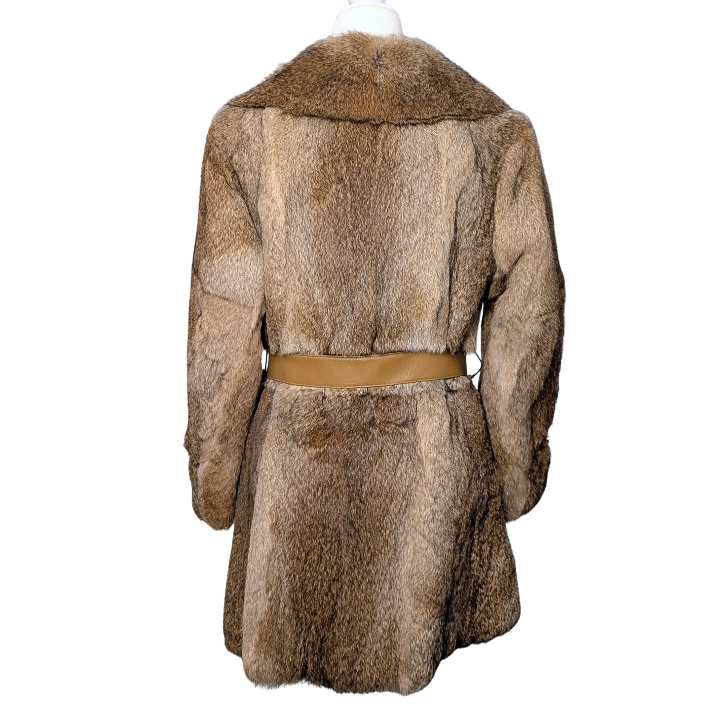 Rabbit Fur Double-Breasted Jacket