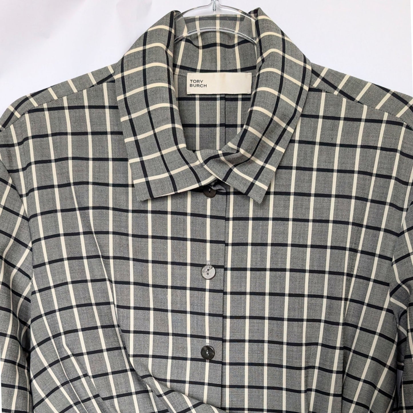 ory Burch Claire McCardell Plaid Wrap Dress