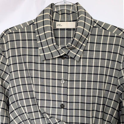 Plaid Wrap Dress Tory Burch Claire McCardell | Size 8