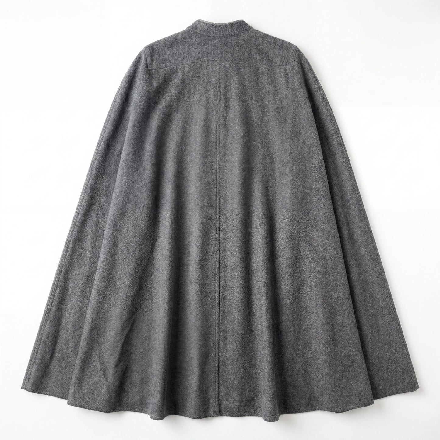 Casa Seseña Merino Wool Cape Grey Spanish Heritage Cape One Size
