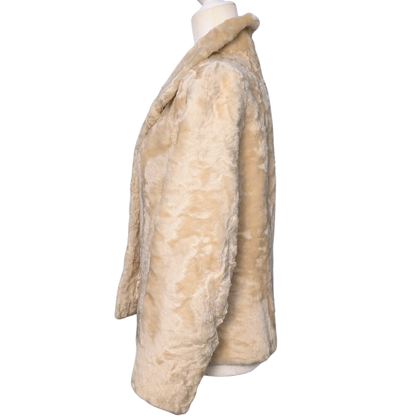 Vintage Shearling Jacket with Leather Accents