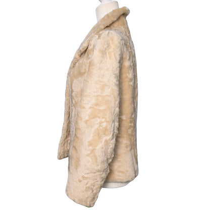 Vintage Shearling Jacket with Leather Accents