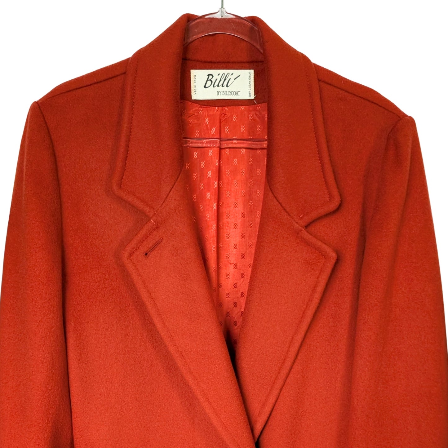 Vintage Billi 100% Wool Coat