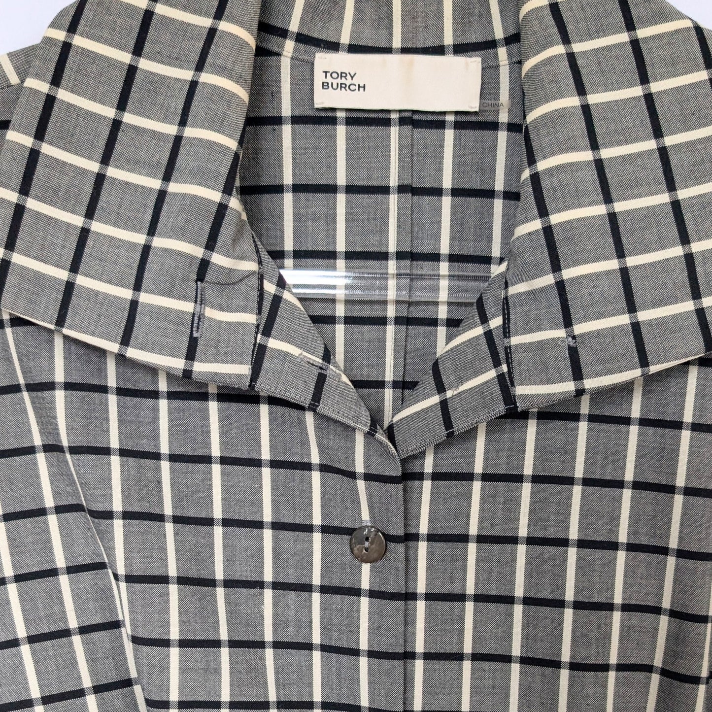 ory Burch Claire McCardell Plaid Wrap Dress