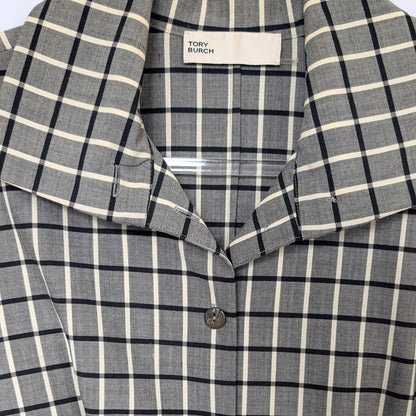 Plaid Wrap Dress Tory Burch Claire McCardell | Size 8