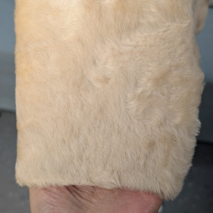 Vintage Shearling Jacket with Leather Accents