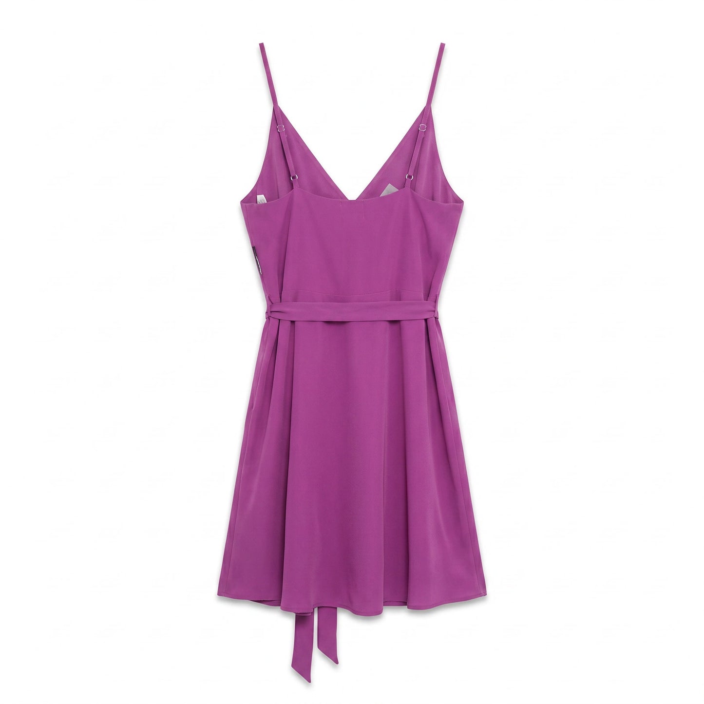 Amanda Uprichard Violet Orchid 100% Silk Wrap Mini Dress | Side Tie Wrap Dress