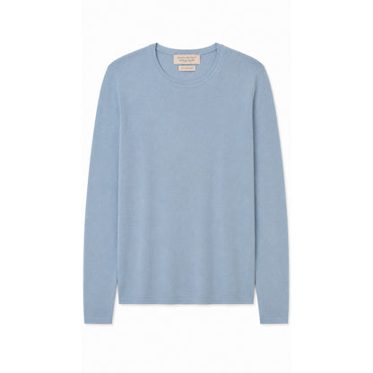 Banana Republic Silk Cashmere Crew Neck Sweater, Light Blue, Size S