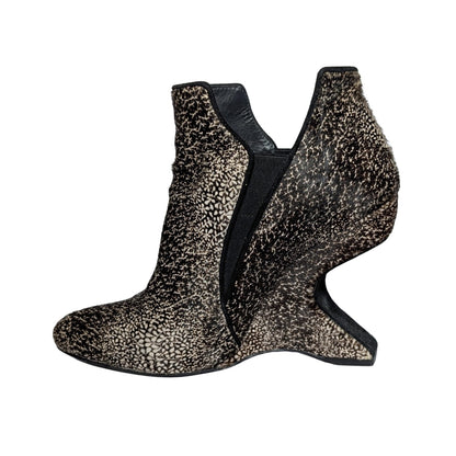 Calf Hair Wedge Booties Stuart Weitzman | Sculptural Heel | 6