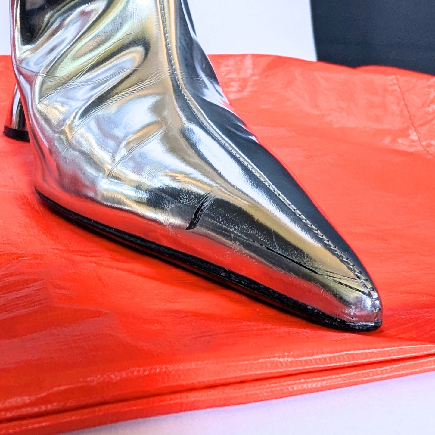 Simon Miller Verner Metallic Hourglass Heel Boots