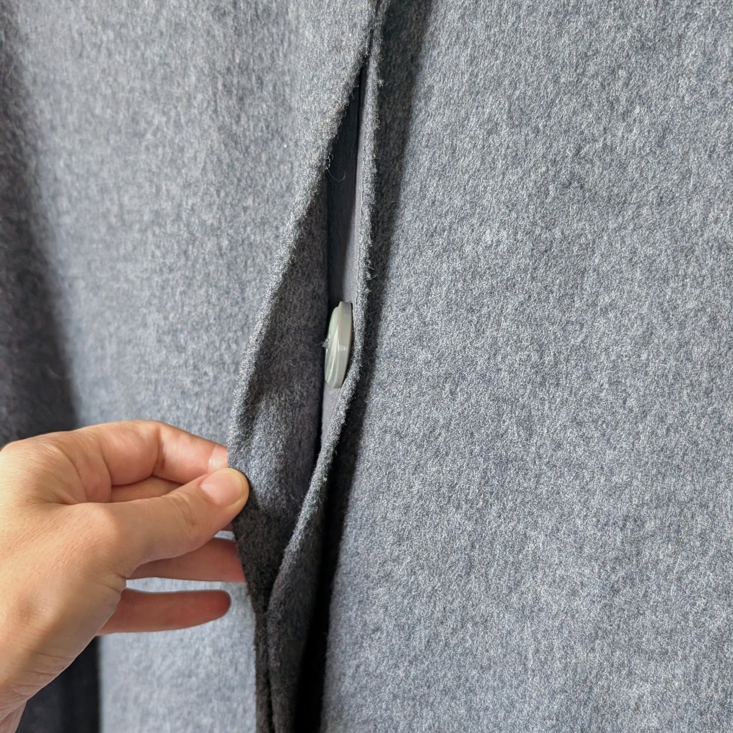 Casa Seseña Merino Wool Cape Grey Spanish Heritage Cape One Size