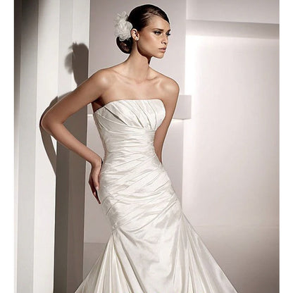 Pronovias Hawaii Silk Dupioni Wedding Dress Off-White NWT Size 4