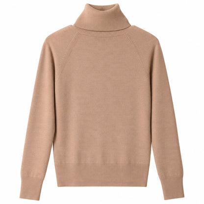 Banana Republic 100% Merino Wool Turtleneck Sweater, Camel, Size S