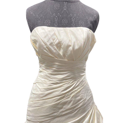 Pronovias Hawaii Silk Dupioni Wedding Dress Off-White NWT Size 4
