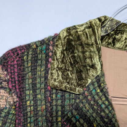 Etro Fall 2004 Runway-Inspired Brocade Blazer Velvet Collar NWT Size 12