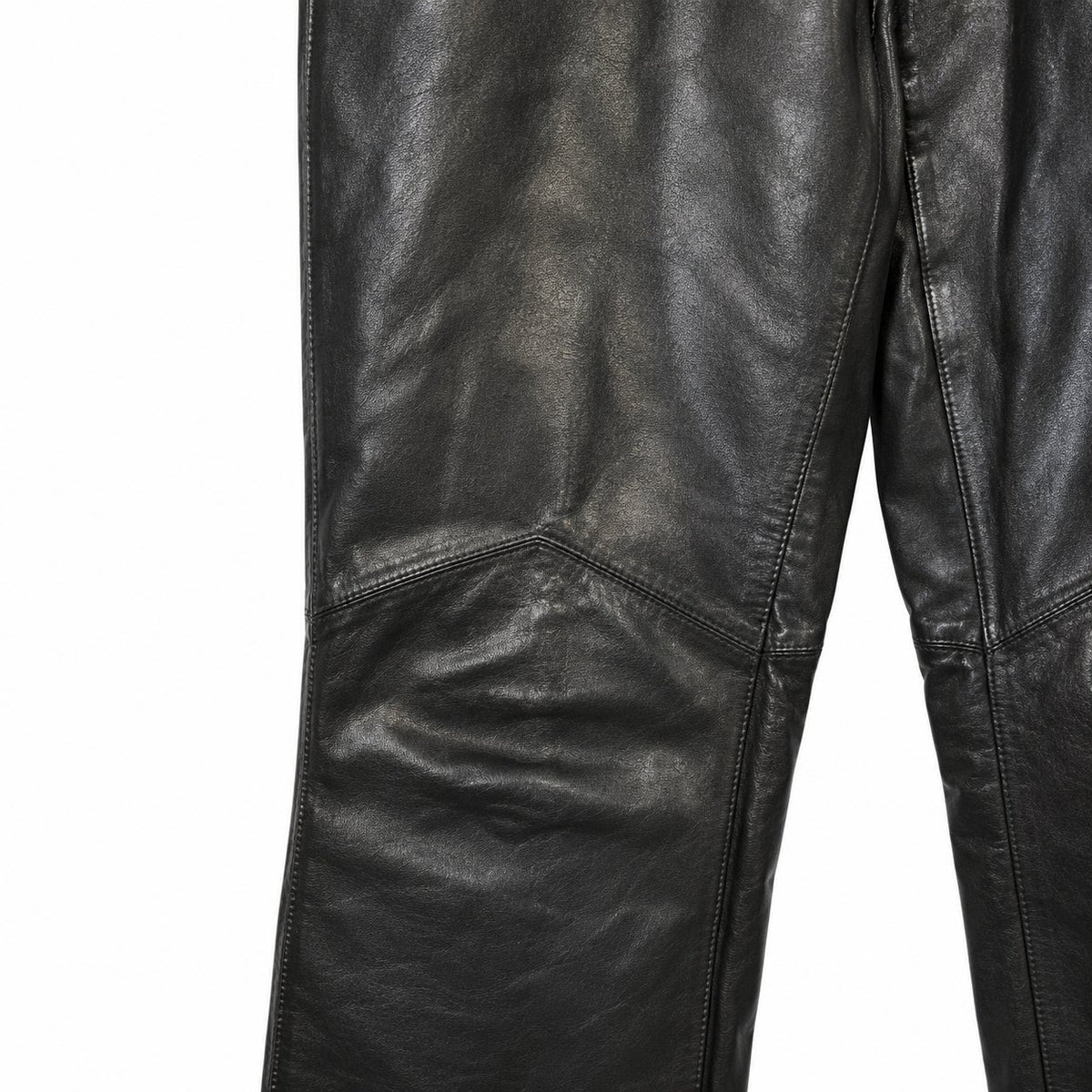 Wilsons Leather High-Rise Black Genuine Leather Pants