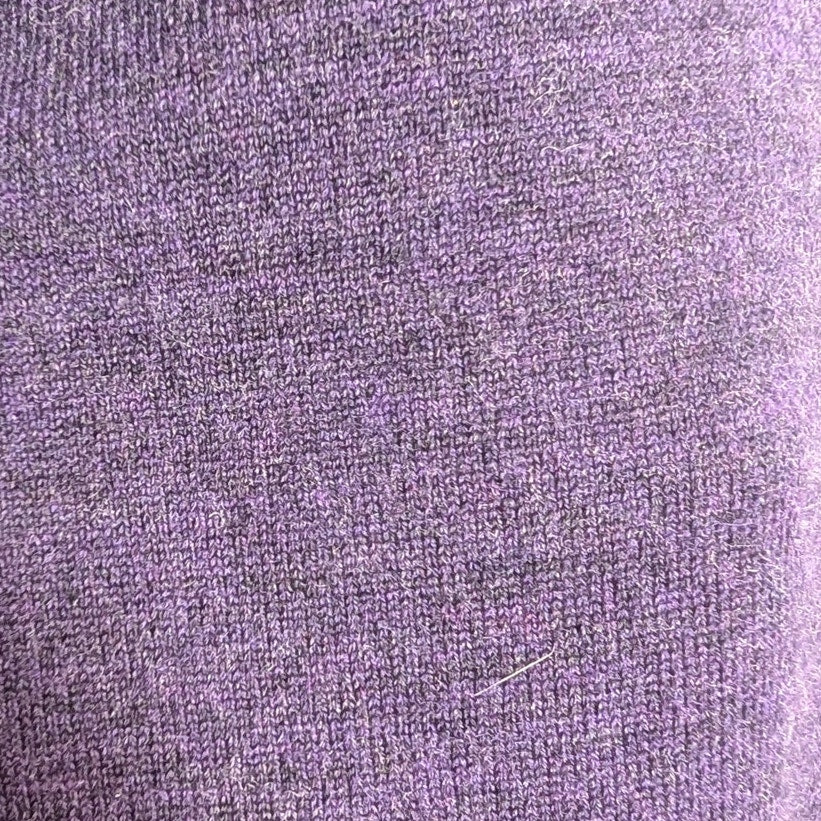 Banana Republic Extra Fine Merino Wool Crew Neck Sweater, Purple, Size M