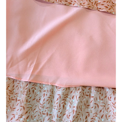 NWT 100% Silk Joie Hacinthia Asymmetric Ruffle Dress Cinnamon