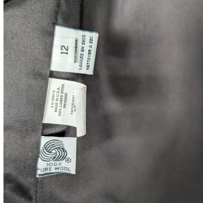 Authentic Vintage Christian Dior Double-Breasted 100% Lambswool Maxi Coat