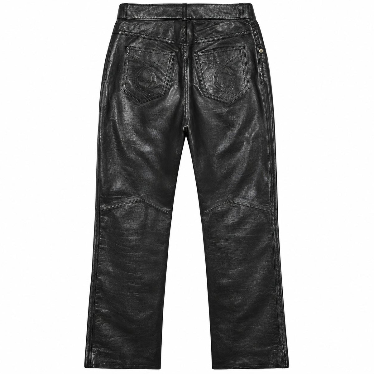 Wilsons Leather High-Rise Black Genuine Leather Pants