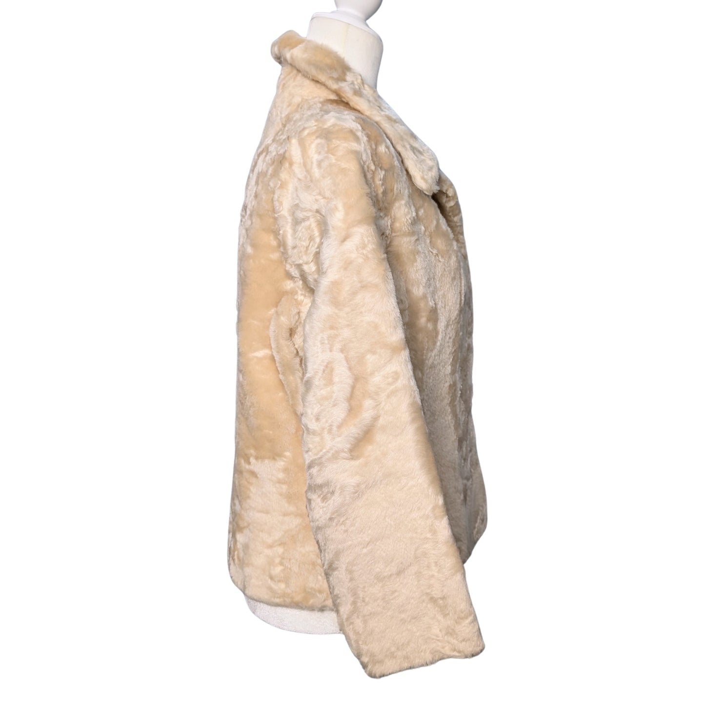 Vintage Shearling Jacket with Leather Accents
