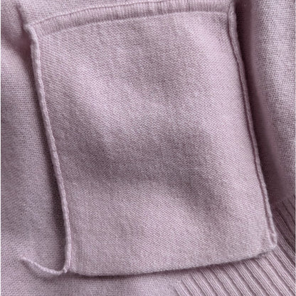 Max Studio 100% 2-Ply Cashmere Open Front Cardigan, Light Pink, Size M
