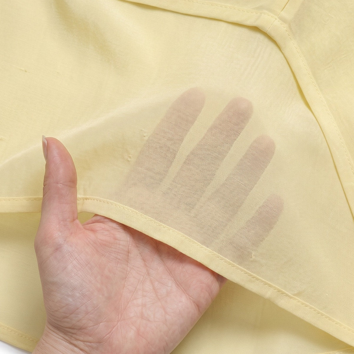 100% Silk Equipment Femme Fresh Yellow Silk Blouse Signature Dual Pocket Button-Down