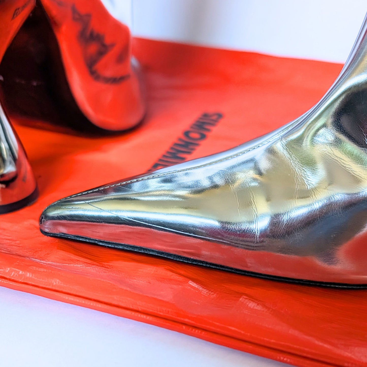Simon Miller Verner Metallic Hourglass Heel Boots