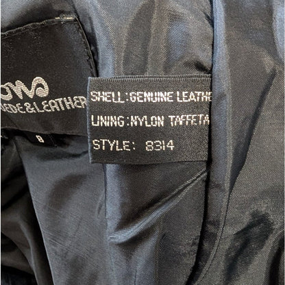 Wilsons Leather High-Rise Black Genuine Leather Pants