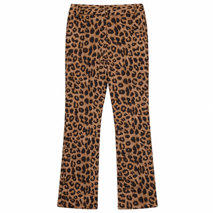 Moschino Cheap and Chic Leopard Print Wool Pants US 6