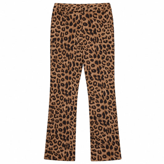 Moschino Cheap and Chic Leopard Print Wool Pants US 6