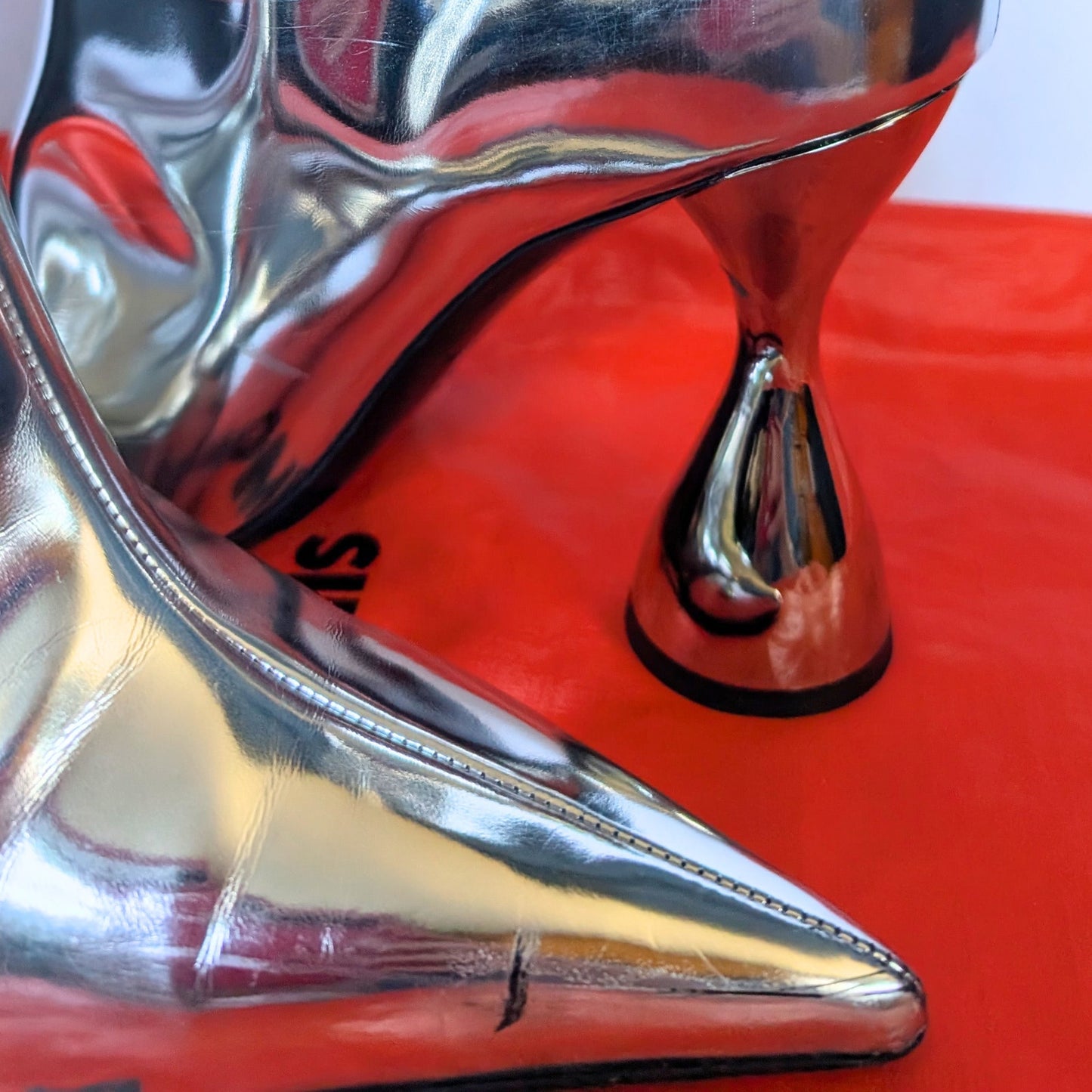 Simon Miller Verner Metallic Hourglass Heel Boots