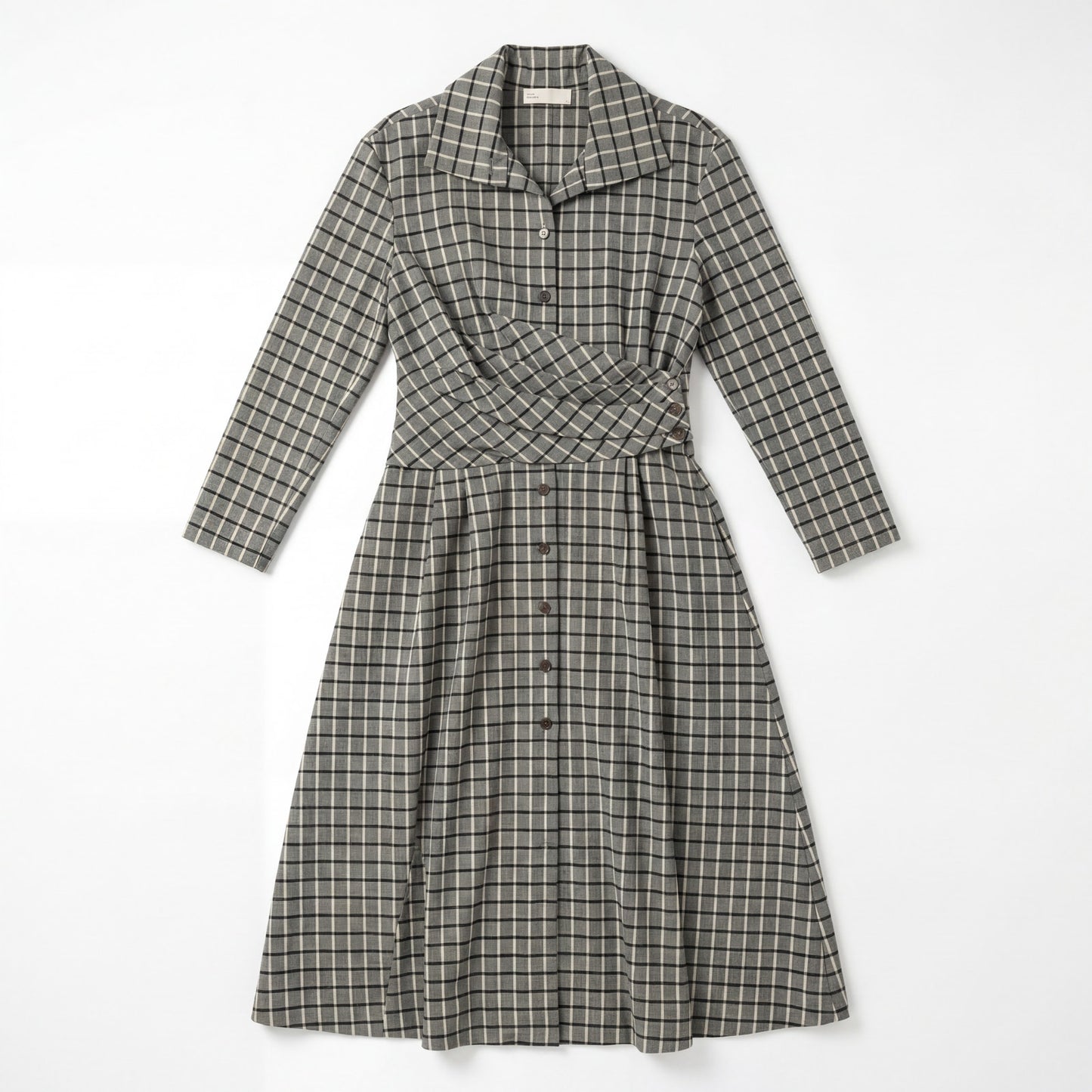 ory Burch Claire McCardell Plaid Wrap Dress