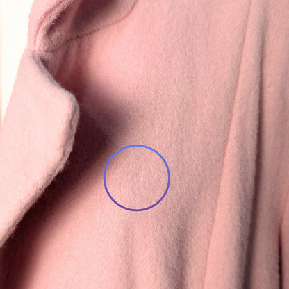 Blush Pink Wool Coat