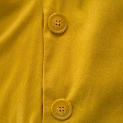 bebe Mustard Yellow Fit and Flare Trench Coat Belted Double Breasted XS