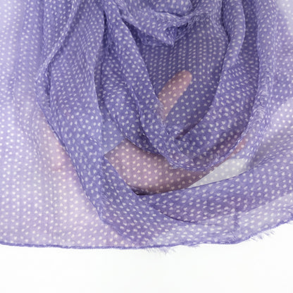100% Silk Emporio Armani Purple Lavender Polka Dot Bubble Tulip Skirt