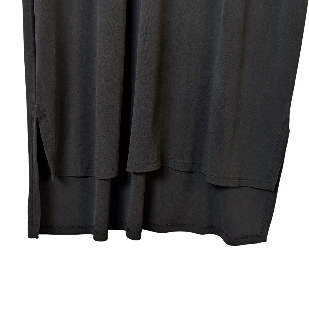 Eileen Fisher Petite 100% Silk Jersey Sleeveless Tank Dress, Size PL